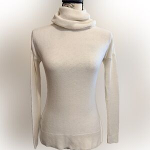 Talbots Cream Turtleneck Sweater
